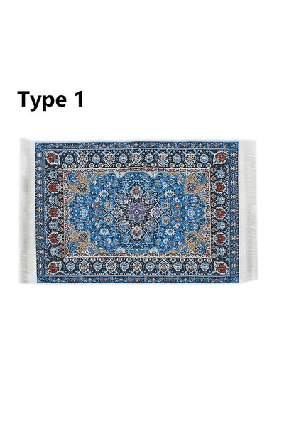 Choice النوع 1 1:12 مقياس منزل اللعب التركي الصغير ديكور المنزل أغطية الأرضيا...