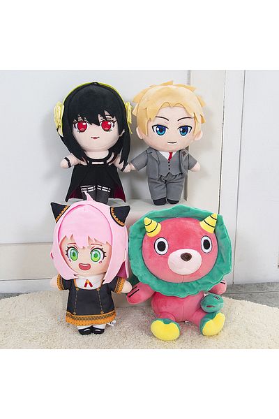 Choice 4PCS 1-4pcs Hot sale anime domestic spy stuffed plush toy Chimera lion Ania spy x family plush spy c