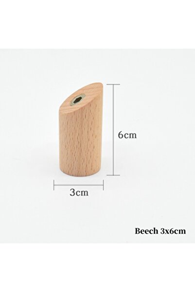 Choice حامل ملابس خشبي من Beech-3x6 مثبت على الحائط وحامل مفاتيح وقبعة ووشاح ...