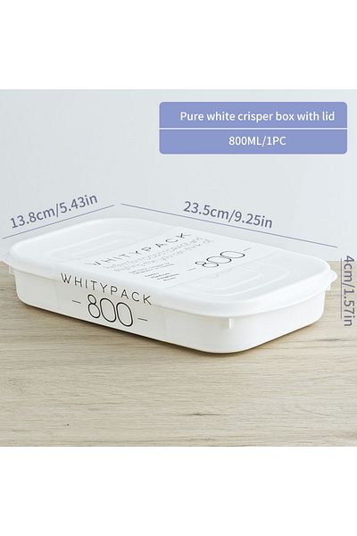 Choice 800ml Food Grade Refrigerator Storage Fruit Vegetable Preservation Prepare The Dishes Divided Box Ja