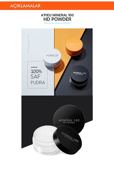 Missha مسحوق A'pıeu Mineral 100 Hd - مسحوق معدني عالي الدقة يمنح البشرة مظهرًا ناعمًا