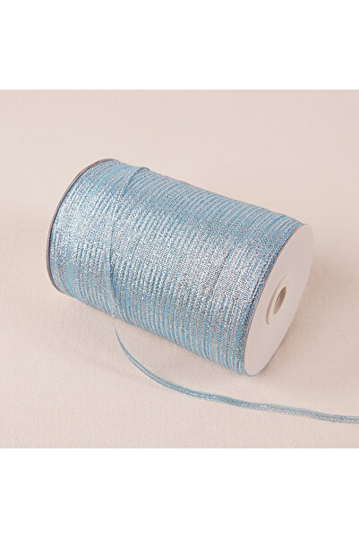 Choice 3mm Glitter sky blue 10meters 3mm Gold Silver Glitter Silk Satin Ribbo...