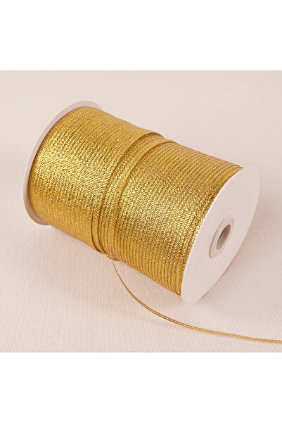 Choice شريط ساتان حريري لامع ذهبي 3 مم، 10 أمتار، 3 مم، لتزيين حفلات الزفاف و...