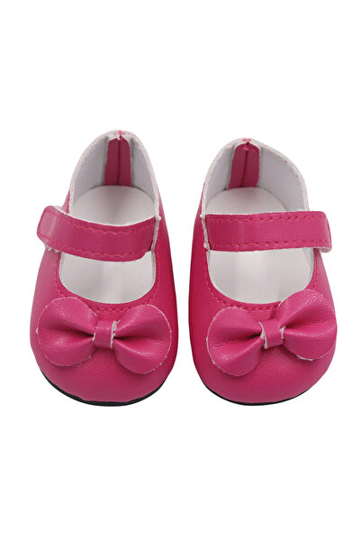 Choice حذاء دمية بعقدة فيونكة بطول 7 سم للبيع الساخن باللون الأحمر الوردي للد...