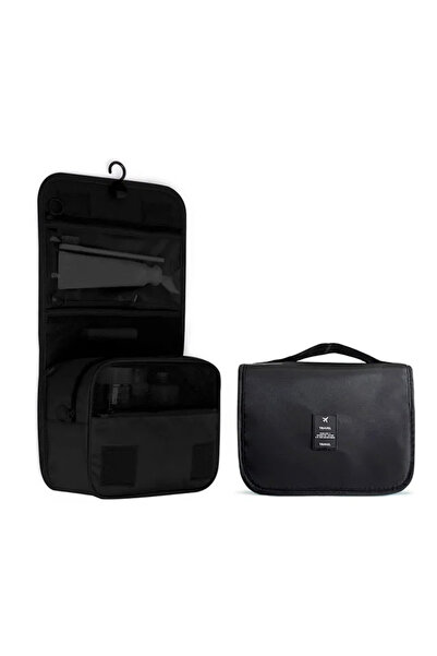 Choice حقيبة مكياج للسفر سوداء اللون، منظم أدوات الزينة المقاوم للماء، عالية ...