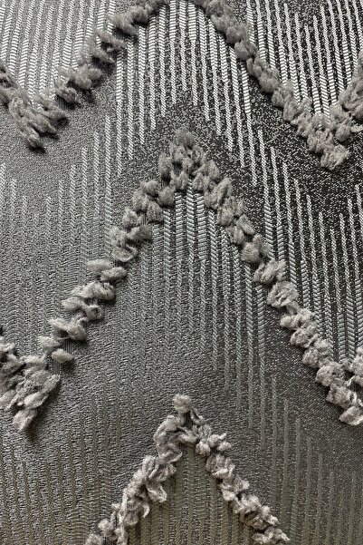 Cortibo Verona Gray Patterned Throw Pillow Cover