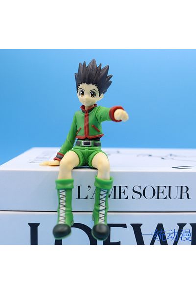 BANDAI 13cm No Box 13cm Hunter x Hunter Gon Freecss Anime Figure Zoldyck Action Figure Figurine Model Car O