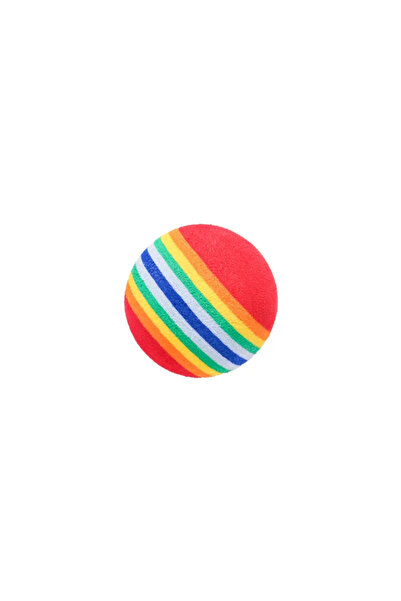 Choice 1pcs Rainbow EVA Cat Toys Ball Interactive Cat Dog Play Chewing Rattle...