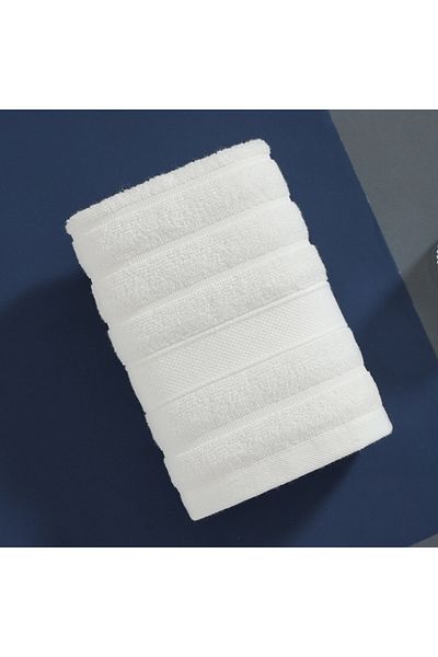DUTRIEUX 4pcs White 4pcs Useful Towel Square Face Towel Strong Water Absorption Kids Children Small Pure Cott
