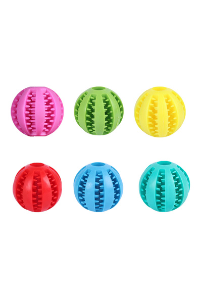 Choice مجموعة من 6 قطع (7 سم، مناسبة للكلاب الكبيرة) - كرات تفاعلية جديدة للك...