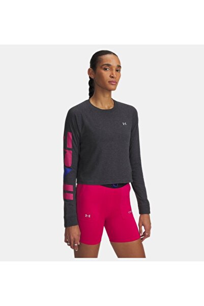 Under Armour Kadın UA Trail Run Graphic Uzun Kollu T-shirt 1389843-001