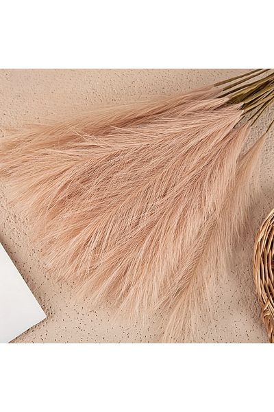 Choice Reddish Brown 10pcs Faux Pampas Grass, Pampas Grass For Floor Vase, Pampas Grass Decor Tall For Vase