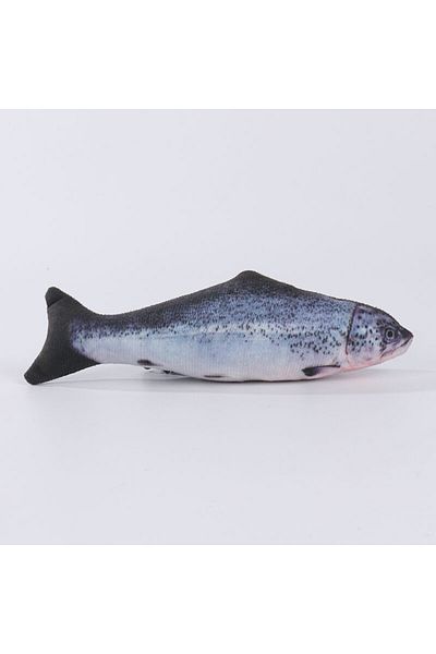 Choice Salmon Hot Sale Of Cat-teasing Toys Simulation Fish Tear-teasing Cat Chew Plush Toys Fish Cat Suppli