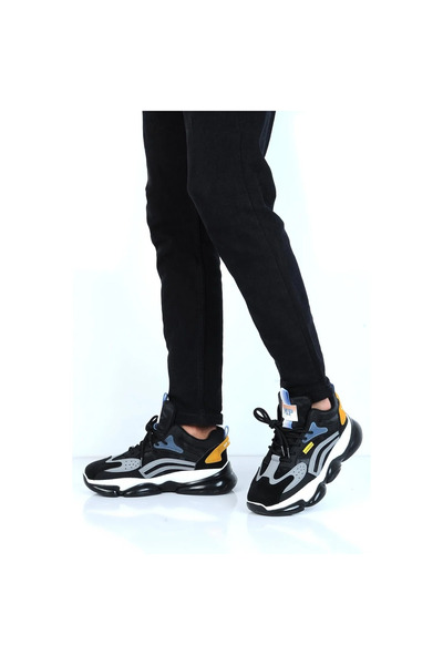 M.P. M.P 232-1219 Чорні чоловічі кросівки на щодень