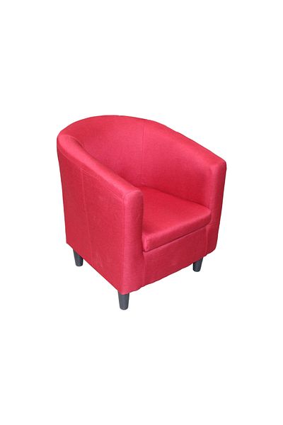 Homelux Marshall armchair, 69X78X82 cm, fabric, red, wood