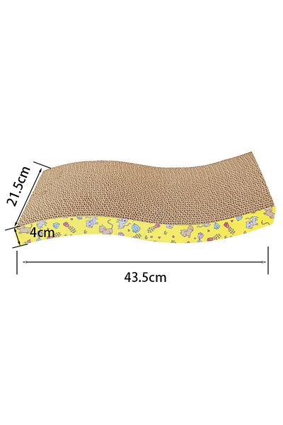 Choice S Cat Toys Cat Scraper Sharpening Claw Cardboard Corrugated Board Scratch-resistant Cat Scratch Boa.