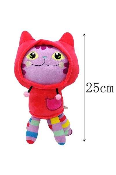 Choice MAROON Animals Plush Gabby Dollhouse Lovely Plush Gaby Toy Plush House Cat Doll Cartoon Stuffed Anim