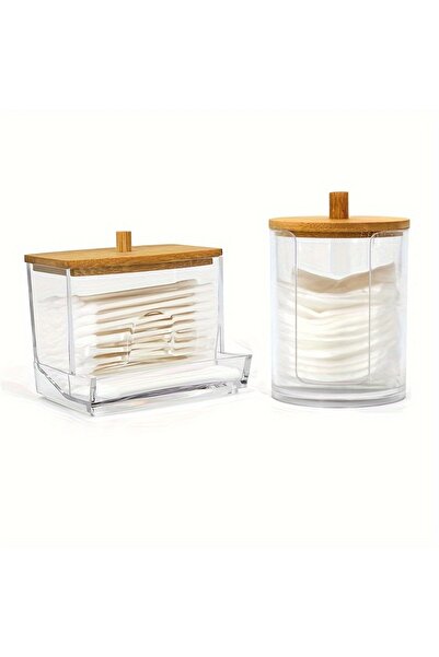 Choice 2pcs A 1/2 Pcs Makeup Organizer Round Clear Acrylic Makeup Organizer M...