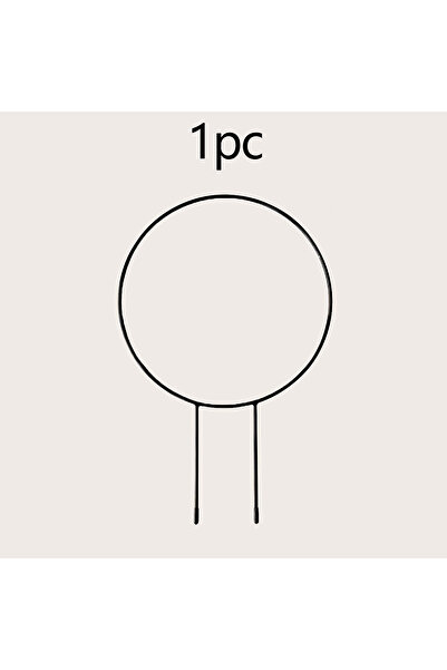 Choice Round stand -1pc Garden Trellis Plant Iron Climbing Plant Support With Black Rust Proof Coating For