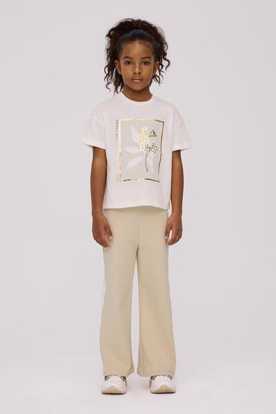 Tyess Bg Store Girl's Ecru Tshirt