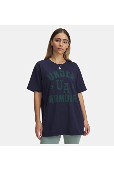 Under Armour Kadın UA Heavyweight Oversize Collegiate T-shirt 1389749-410