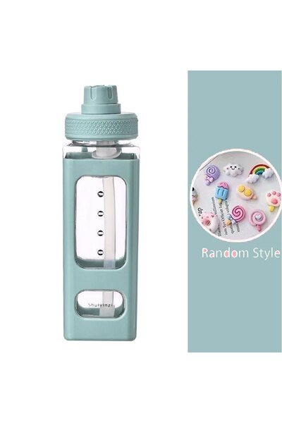 Choice 700ml Blue A 700ml Kawaii Water Bottle for Girls,Cute Kids Water Bottl...
