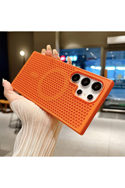 Choice15 For Samsung S24 Orange Heat Dissipation For Magsafe Magnetic Case Fo...