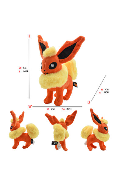 Choice حامل حوالي 20 سم من لعبة Flareon Eevee Evolution Sylveon Flareon Jolte...
