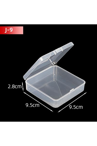 Choice 5pcs J9 5pcs/10pcs Pp Storage Box Mini Transparent Plastic Case Container Square Rectangle Packaging