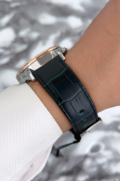 Ferrucci Functions Active Leather Band Men's Wristwatch Rose-blue Zmfer068