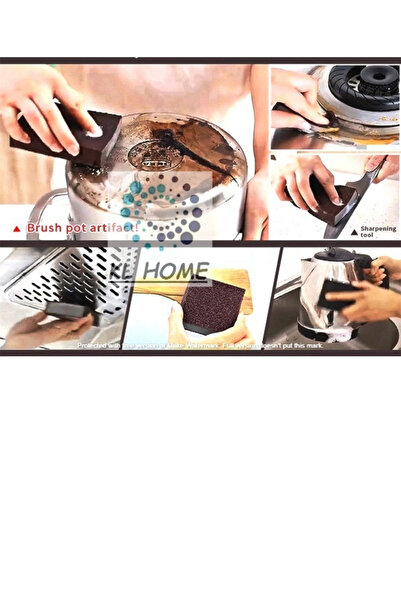 KL HOME New Generation Sponge Sanding - Steel Metal Wood for Cleaning Wedges and Pots (1 Pcs)