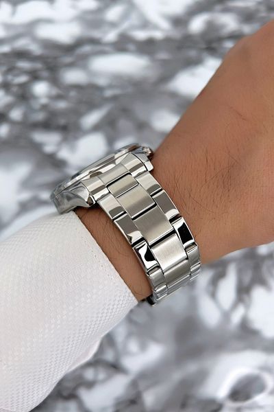 Ferrucci Men's Wristwatch Steel Strap Functions Active Silver-white Zmfer072