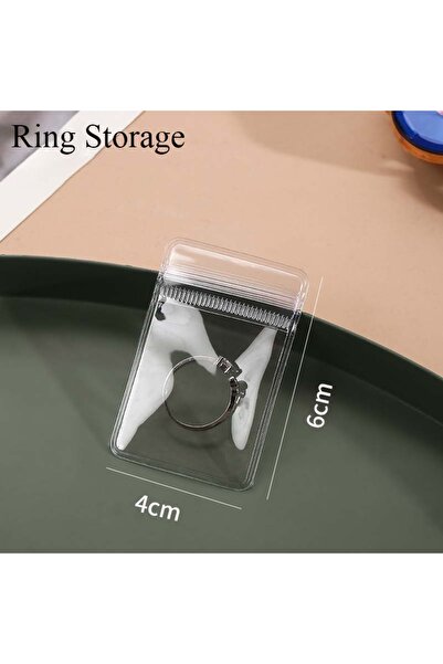 Choice 4x6 سم 100 قطعة 100 قطعة من أكياس تنظيم المجوهرات البلاستيكية الشفافة ...