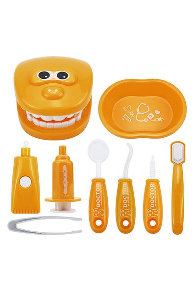 Choice3 Orange Children Montessori Toys Parent-child Interaction For Girl Boy Dentist Check Teeth Model Doct