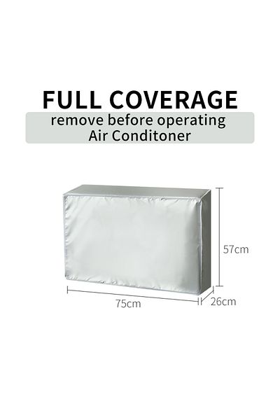 Choice 75x26x57cm Waterproof protection from sun and rain Air Conditioner cover outdoor sun block Multiple