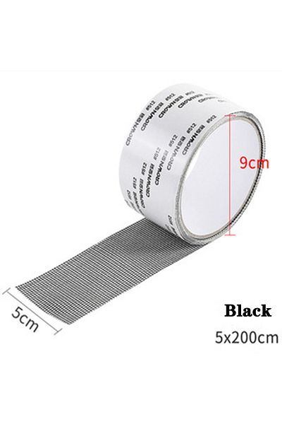 Choice black 1ps Easy-to-Apply Waterproof Window Screen Repair Tape – Keep Mosquitoes Out with Our Anti-Ins
