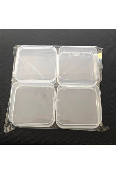 Choice 4 Grids DIY Diamond Painting Embroidery Storage Box, Nail Art Jewelry Rhinestone Mosaic Storage Cont