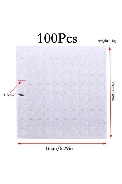 Choice 0.59 بوصة 100 قطعة 500 نقطة/مجموعة غراء تثبيت البالونات لحفلات أعياد الميلاد والزفاف ديكور منزلي بنفسك