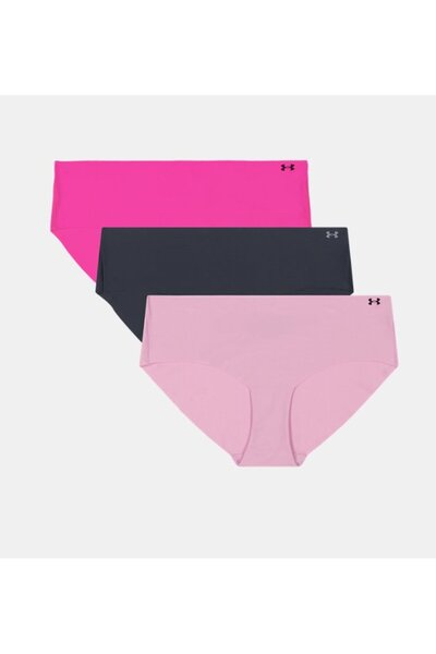 Under Armour Kadın UA Pure Stretch İz Yapmayan Hipster 3’lü Paket 1383895-652