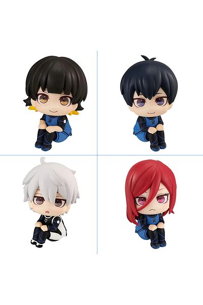 Choice 4pcs No box BLUE LOCK Action Figures Isagi Yoichi Bachira Meguru Anime Figure Q Version Figurine PVC