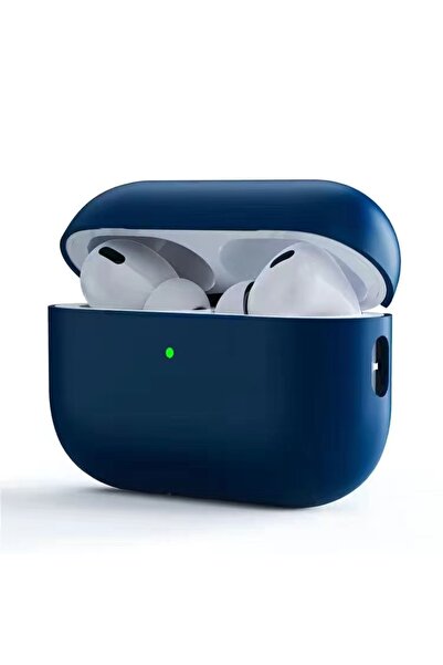 Choice غطاء أزرق لسماعات Airpods Pro 2 اللاسلكية بتقنية البلوتوث، غطاء سيليكون مقسم، غطاء رفيع للغاية