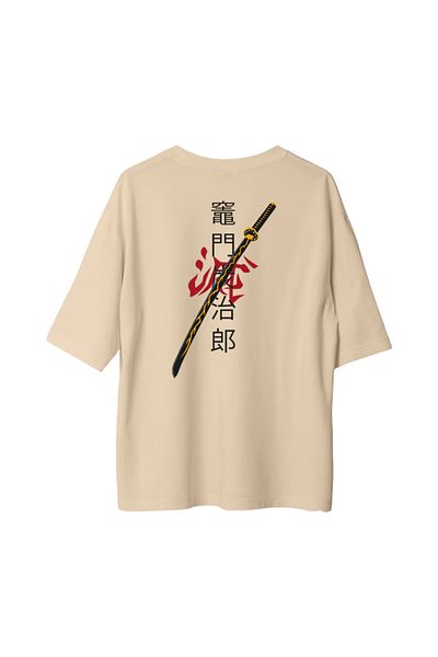 npLStore Μπλουζάκι Unisex Sword Printed Oversize