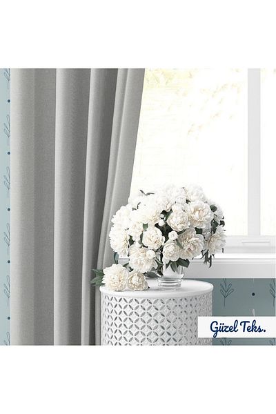 ARONA Blackout Light Proof Fon Curtain Pleatless Extrafored Blacking Sunshade