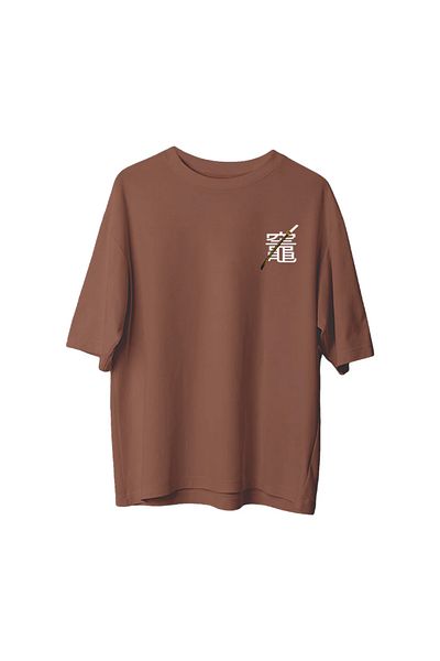 npLStore Унисекс тениска с щампа на мечове и голям размер