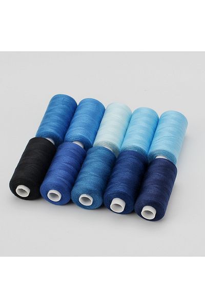 Choice Set 6 1 Set Of 10 Rolls Polyester 402 Sewing Thread For Manual And Mechanical Use, 400 Yards, Diy
