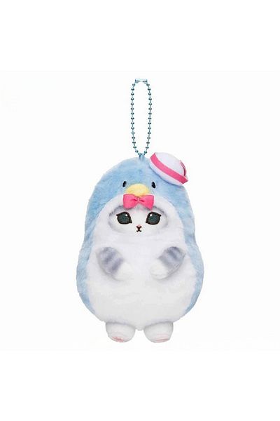Miniso F 12CM Kawaii Mofusand Cross-Dressing Sanrio Hello Kitty Kuromi Hanyodon Plush keychain pendant Ani.