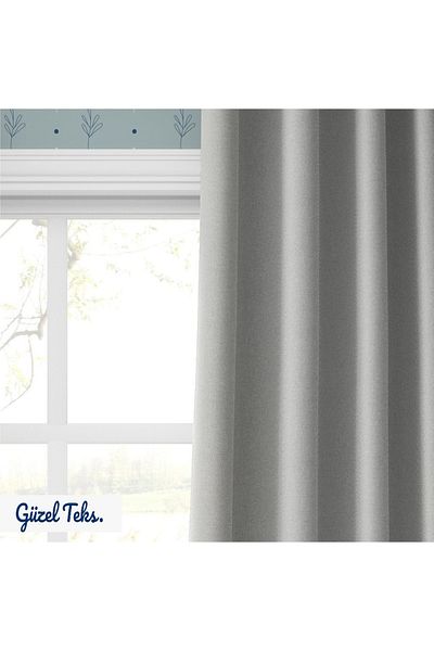 ARONA Blackout Light Proof Fon Curtain Pleatless Extrafored Blacking Sunshade