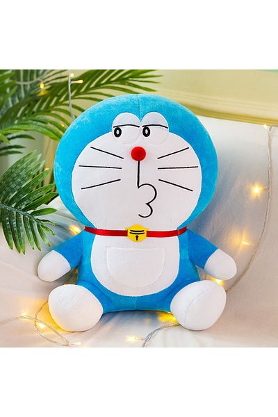 Choice 20-25cm E Anime Doraemon Kawaii Stuffed Plush Toy Soft Animal Plush Doll Anime Figures Doraemon Doll