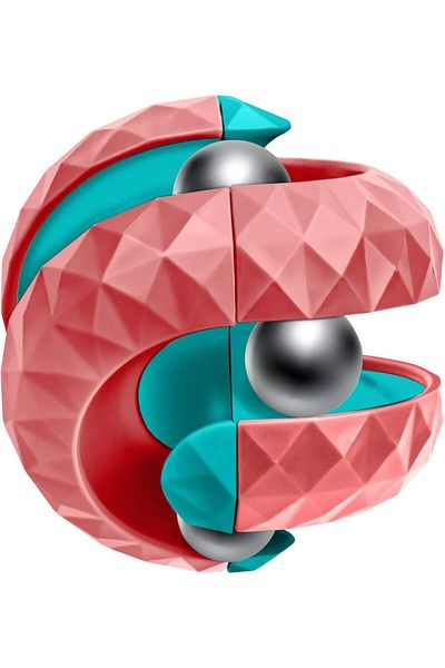 Choice Pink Decompression Toy Children Orbit Ball Cube Anti Stress Sensory Toys Fidget Toys for Kids Spinne