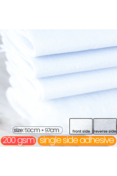 Choice F024-200GSM 180/200/280/300/320/370/400gsm Single Side Adhesive Cotton...